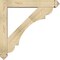 Ekena Millwork Olympic Arts and Crafts Rough Sawn Bracket w/ Offset Brace, Douglas Fir, 6"W x 34"D x 34"H BKT0604X34X34OLY03RDF - alternate 4